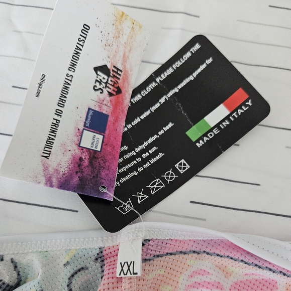 Cycling jersey unisex-Ciao. Made in Italy. Multicolor.  Sizes L & XXL - Picture 4 of 6